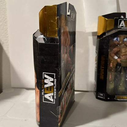 AEW Unrivaled Collection Series 6” Action Figures Santana & Jake Hager DMG BOX SHIPS FREE