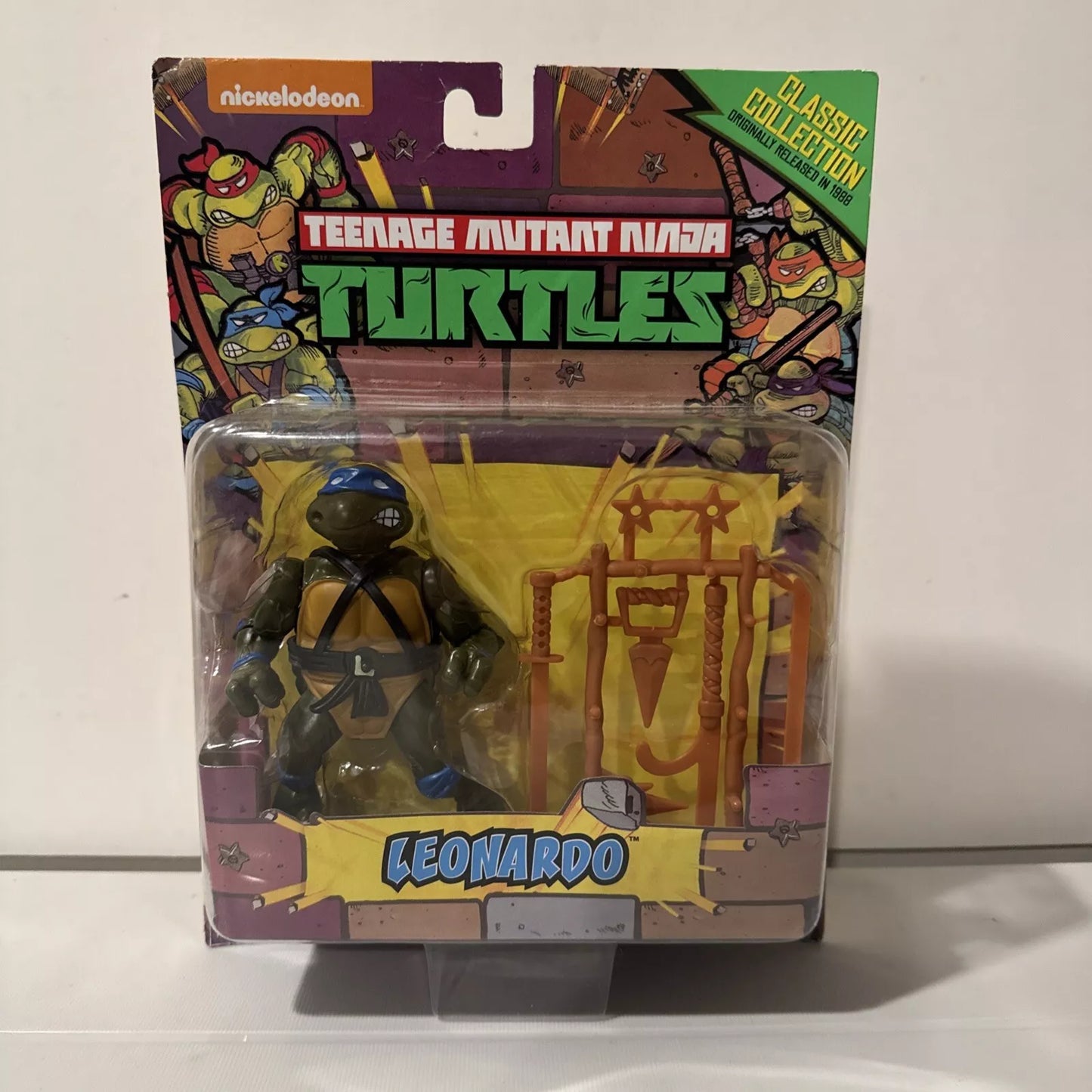 TMNT Teenage Mutant Ninja Turtles Classic Collection Leonardo Figure 2015 B4 FREE SHIPPING