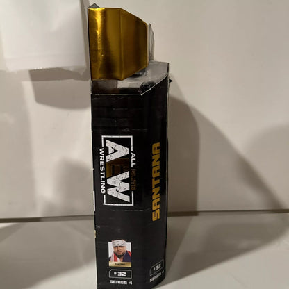 AEW Unrivaled Collection Series 6” Action Figures Santana & Jake Hager DMG BOX SHIPS FREE