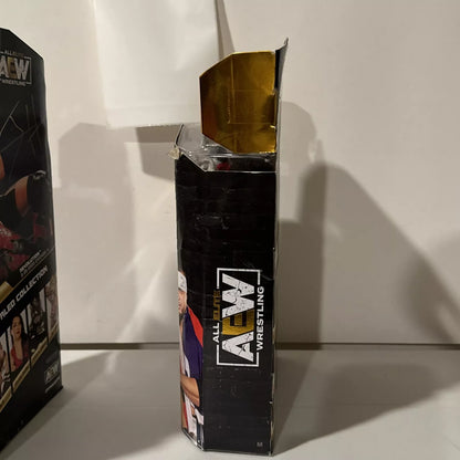 AEW Unrivaled Collection Series 6” Action Figures Santana & Jake Hager DMG BOX SHIPS FREE
