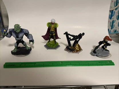 4-Disney Store Spiderman Far From Home PVC Figures 3-4” Tall Ships Fast FREE