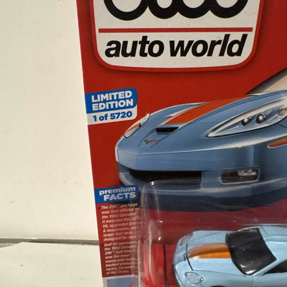 Auto world 2011 Chevy Corvette Z06 Blue NIB SHIPS FREE B12