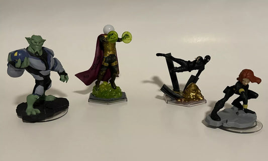 4-Disney Store Spiderman Far From Home PVC Figures 3-4” Tall Ships Fast FREE