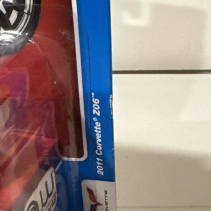 Auto world 2011 Chevy Corvette Z06 Blue NIB SHIPS FREE B12