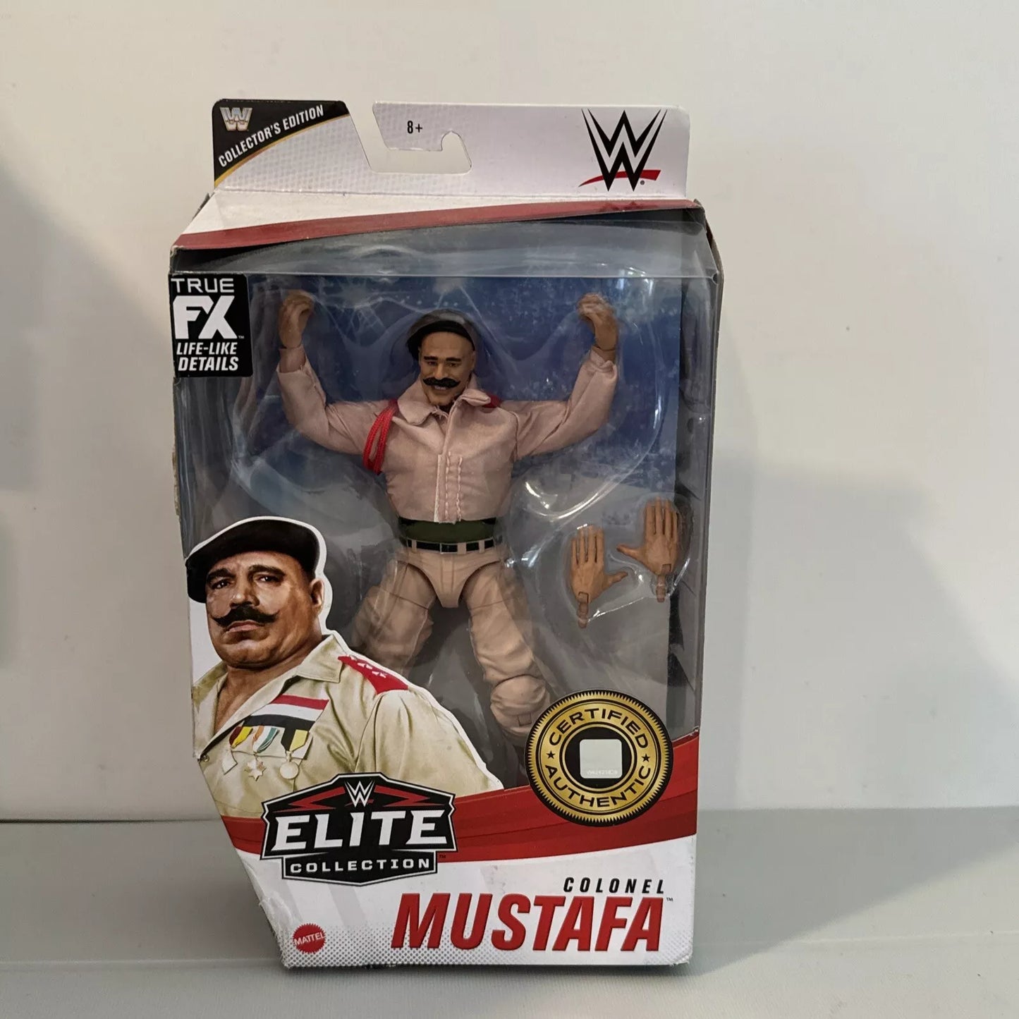 WWE Elite Collection Colonel Mustafa Action Figure (Mattel 2021) New DMG BOX SHIPS FREE
