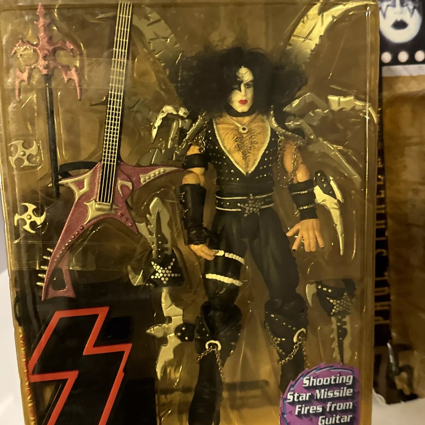 2-McFarlane Toys Kiss Alive Paul Stanley Starchild Super Stage 2000 Figure New SHIPS FREE