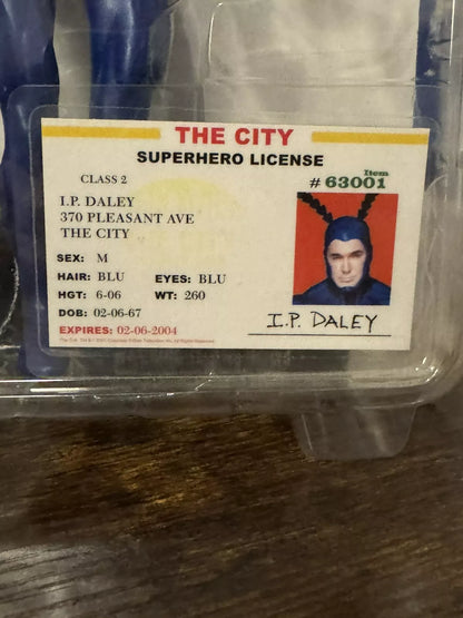 THE TICK with REAL SUPERHERO LICENSE Vintage Toy NIB-SHIPS FREE