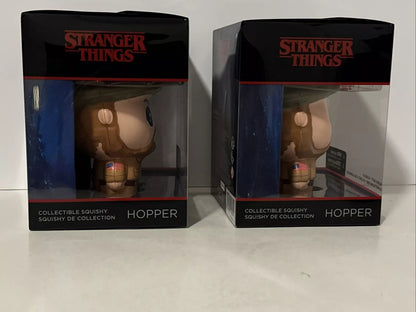 2- Netflix Original Stranger Things Squishy Figure Hopper New Orb Toys NIB SHIPS FREE