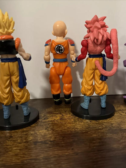 Lot Of 7 USED DRAGON BALLZ Figures Used Condition-FREE SHIPPING