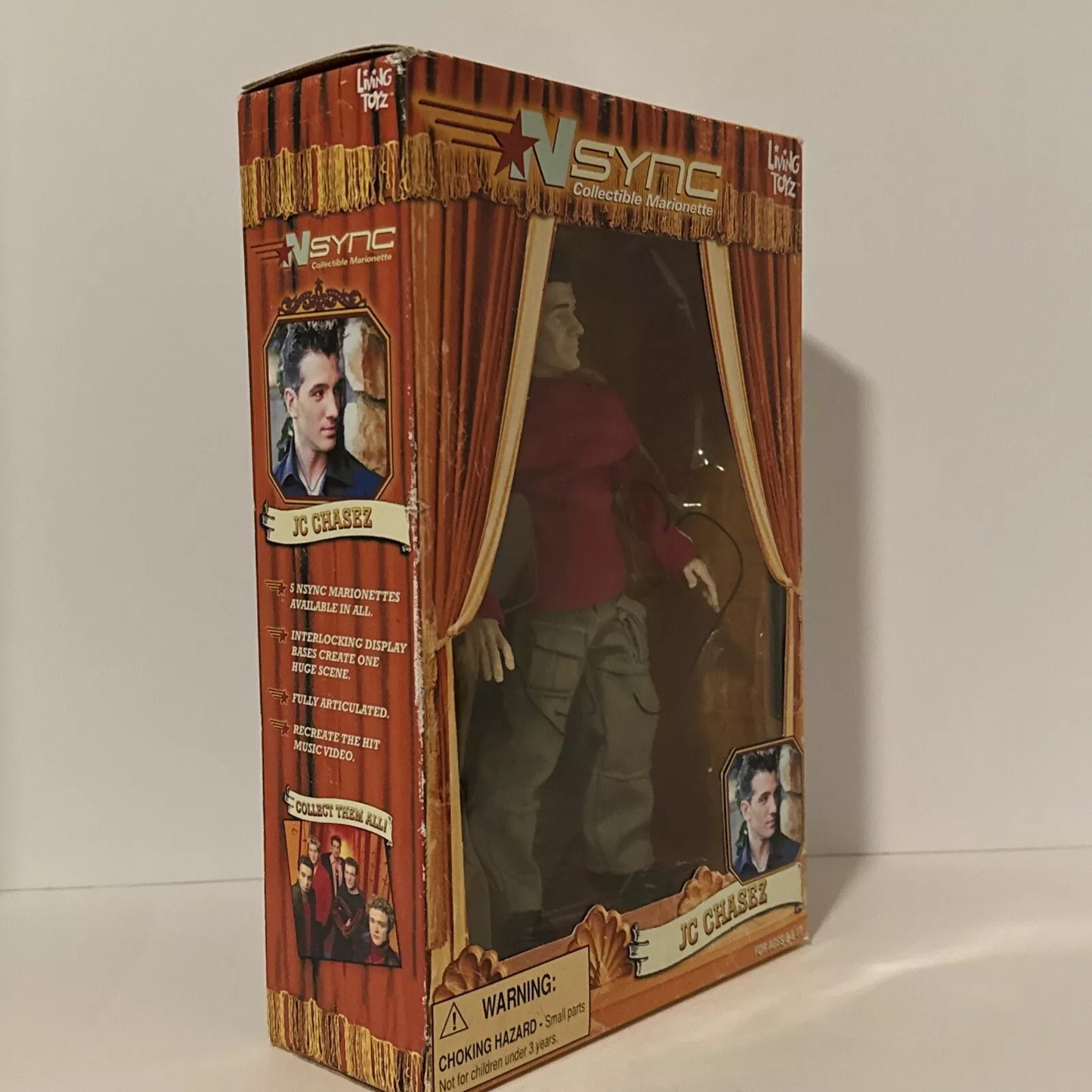 NSYNC Collectible Marionette Doll 2000/ JC CHASEZ NEW RUFF BOX SHIPS FREE