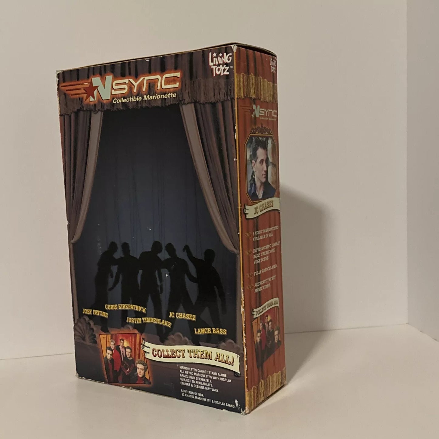 NSYNC Collectible Marionette Doll 2000/ JC CHASEZ NEW RUFF BOX SHIPS FREE
