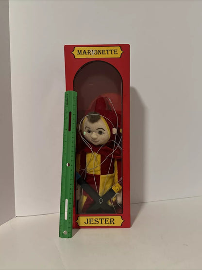 Jester Marionette by The Puppet Company Nice Used Cond W/Box Ships Fast FREE