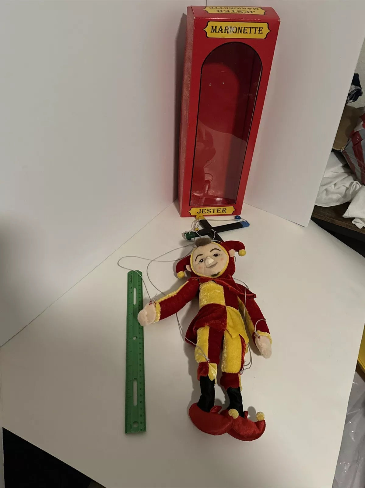 Jester Marionette by The Puppet Company Nice Used Cond W/Box Ships Fast FREE