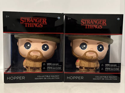 2- Netflix Original Stranger Things Squishy Figure Hopper New Orb Toys NIB SHIPS FREE