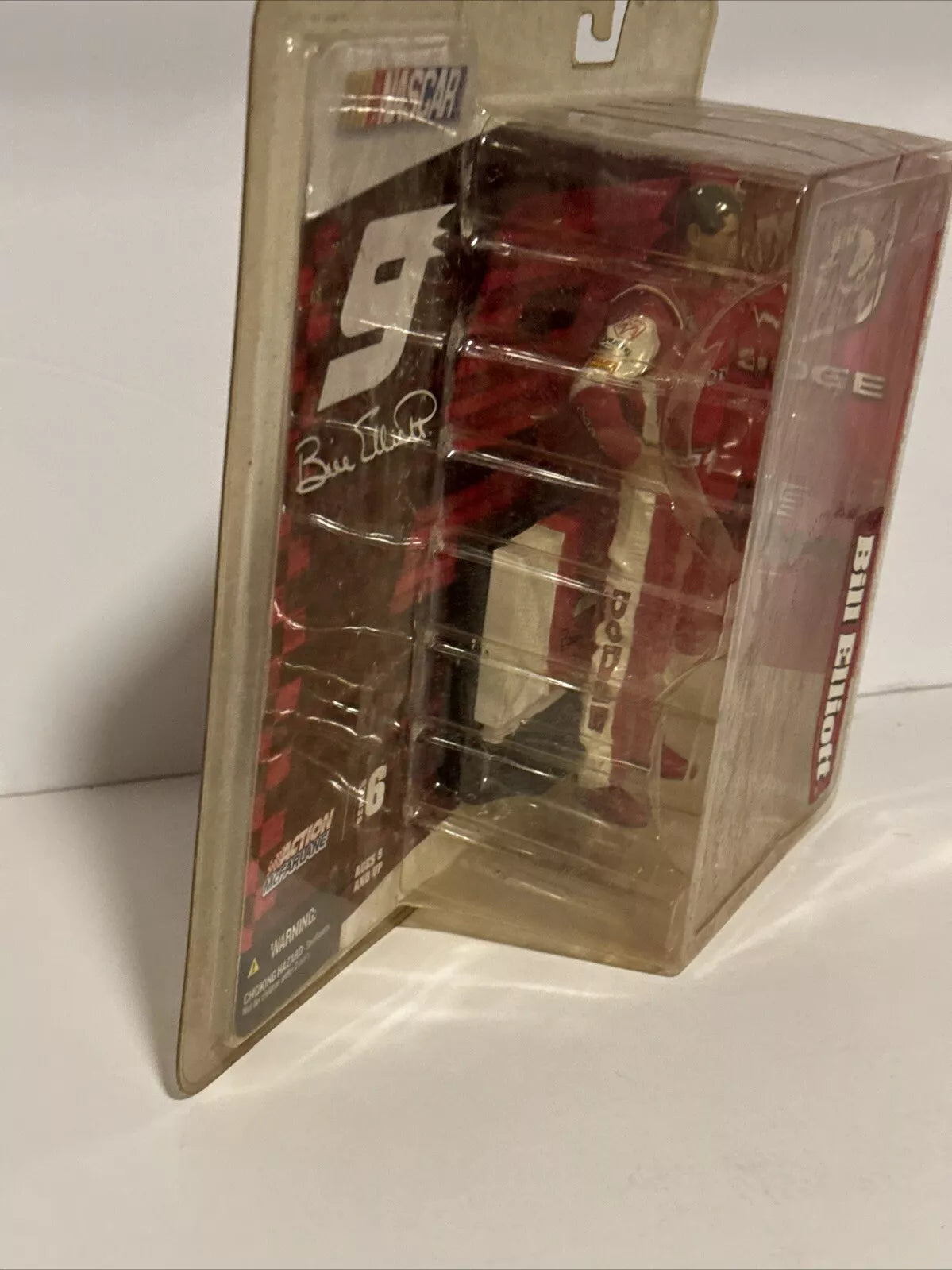 Bill Elliott #9 Dodge Action McFarlane Figurine Series 6 NIB "RUFF BOX" SHIPS FAST