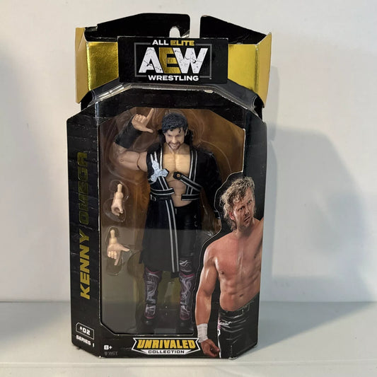 AEW Unrivaled Collection KENNY OMEGA Figure Set 1 2020 FIRST RELEASE SHIPS FREE