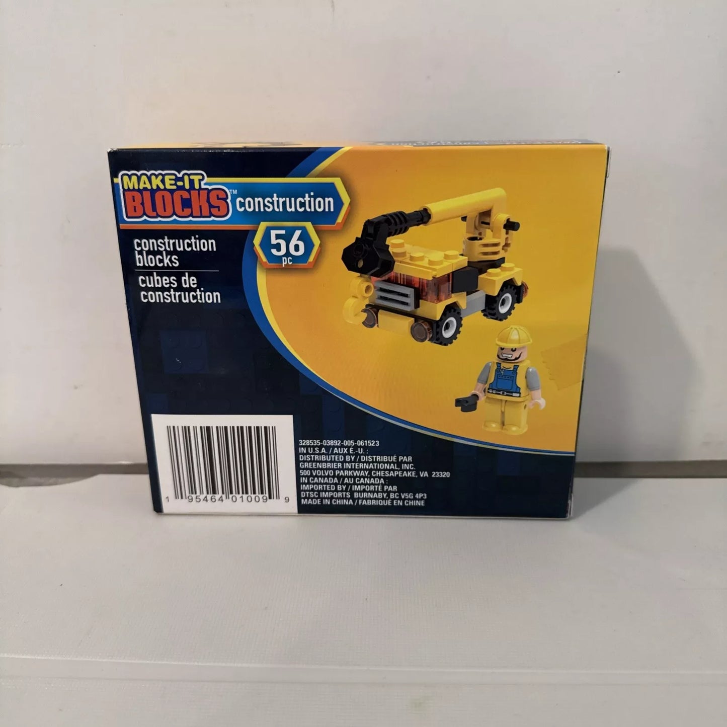 Make-It Blocks 56 pc. Fits All Build Tiny Tractor Mini Construction Worker B10 SHIPS FREE