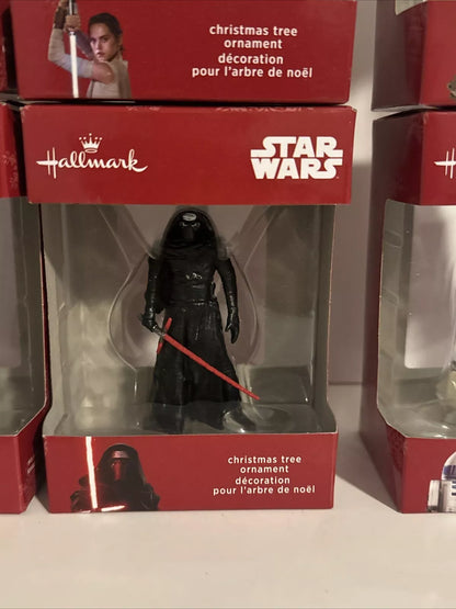 Lot Of 8 Disney Hallmark Star Wars Christmas Ornaments Darth Vader, Storm Troop FAST FREE SHIPPING