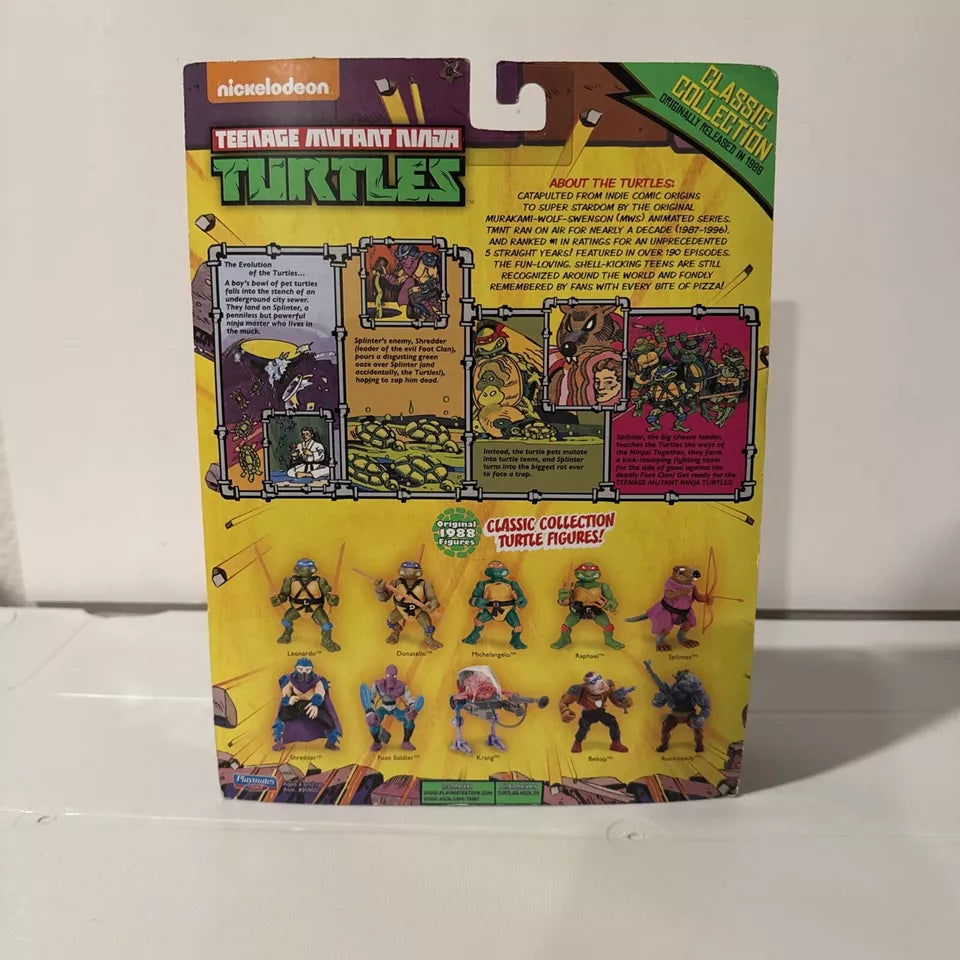 TMNT Teenage Mutant Ninja Turtles Classic Collection Leonardo Figure 2015 B4 FREE SHIPPING