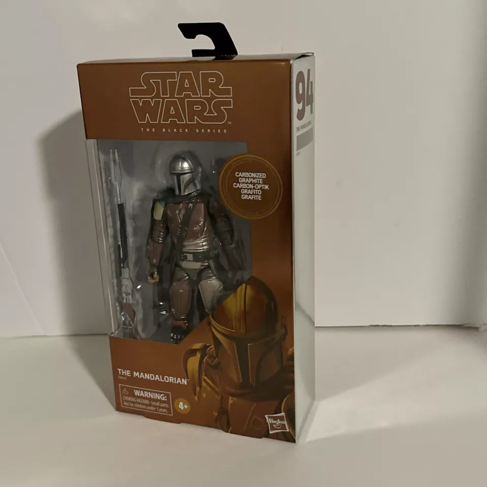 The Mandalorian Carbonized Target Exclusive Hasbro Star Wars Black Series B4 SHIPS FREE