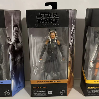 LOT OF 3-Hasbro Star Wars The Black Series Aurra Sing, Ahsoka Tano, Reva NIB FREE SHIPPING