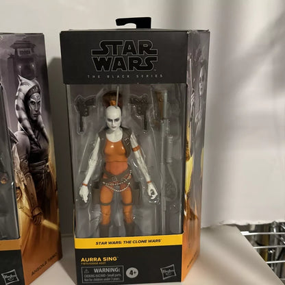 LOT OF 3-Hasbro Star Wars The Black Series Aurra Sing, Ahsoka Tano, Reva NIB FREE SHIPPING