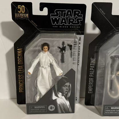 LOT OF 2 Star Wars The Black Series Archive Princess Leia Organa, Emperor Palpatine B1 SHIPS FREE