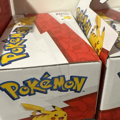 Lot Of 5 NIB Pokemon 25th Anniversary Silver PIKACHU,EEVEE,BULBASAUR,JIGGLYPUFF SHIPS FREE